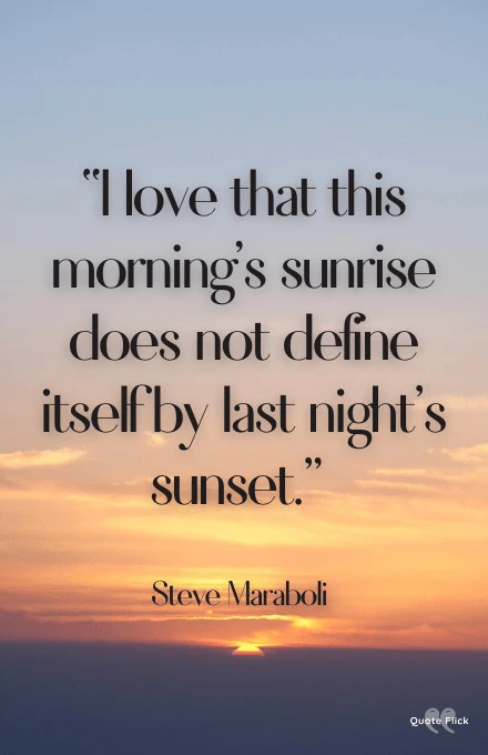Morning sunrise quotes