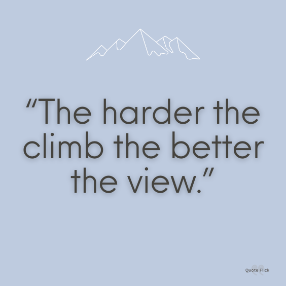 Mountain view quotations