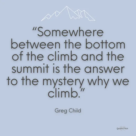 Mountaineering quotes