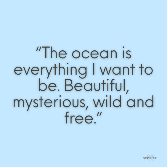 Ocean sayings