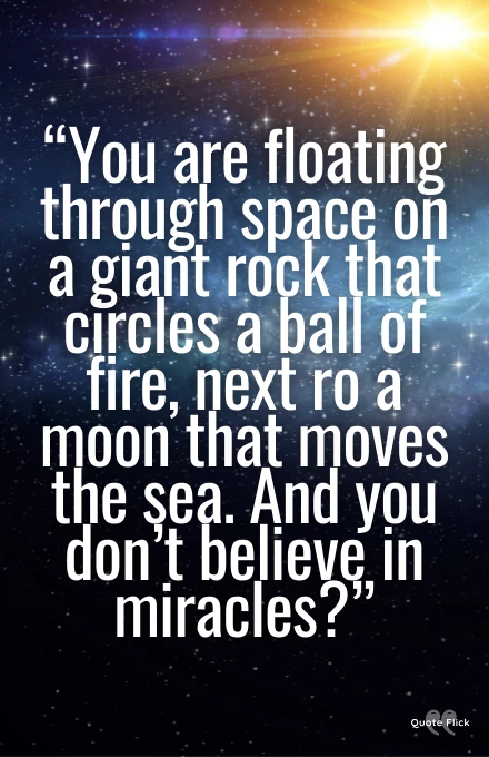Outer space quote