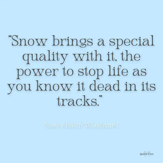 Quotation snow