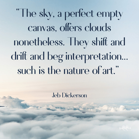 Quotations about clouds