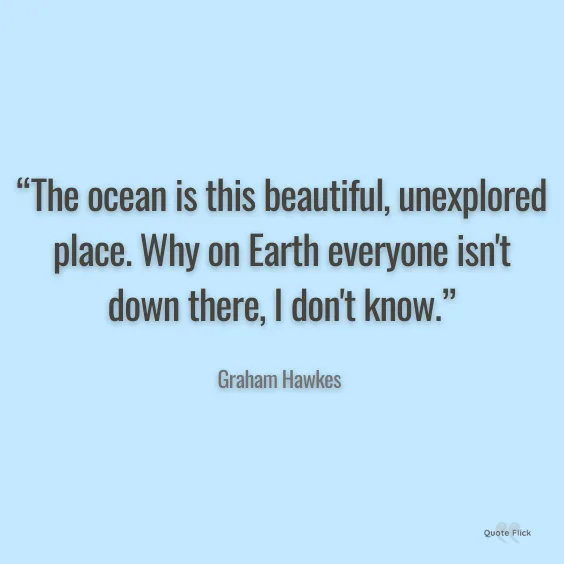 Quotations about the ocean