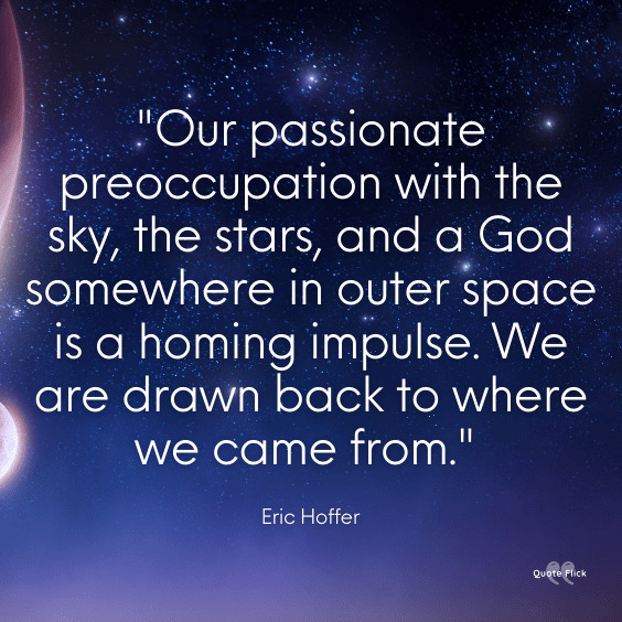 Quotations on space