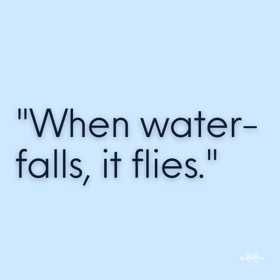 Quote about falls