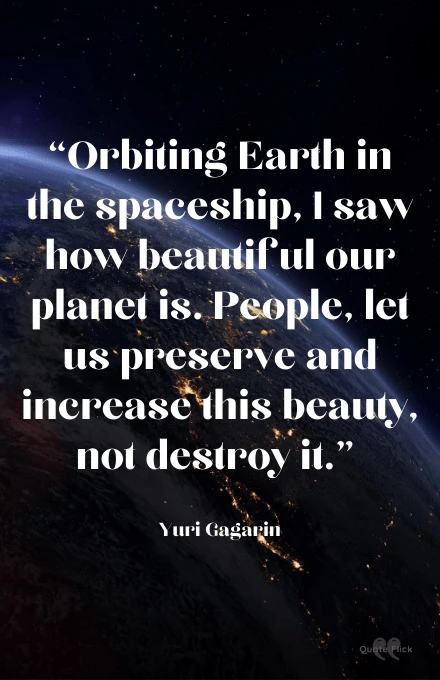 Quote about space