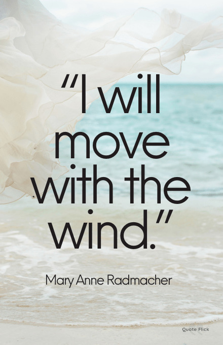 Quote about wind
