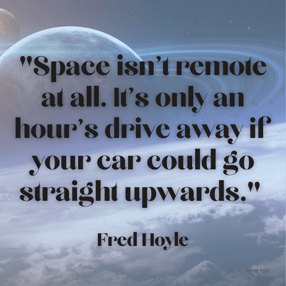 Quote on space