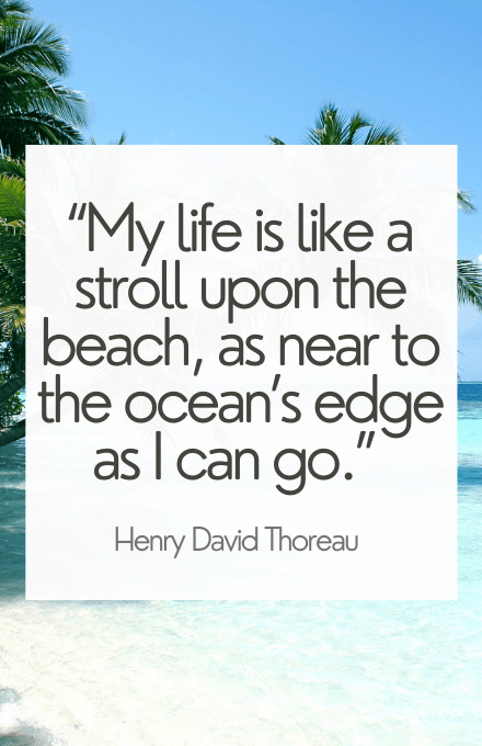 Quotes about beach and life