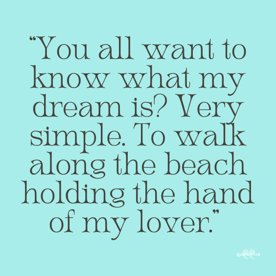 Quotes about beach and love