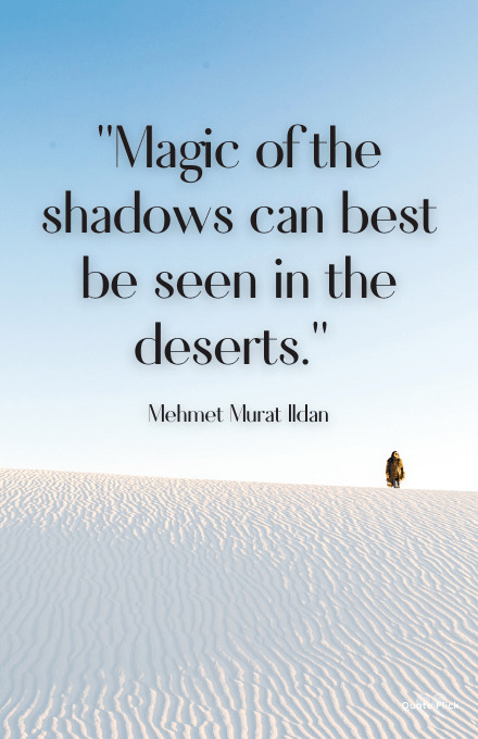 Quotes about deserts