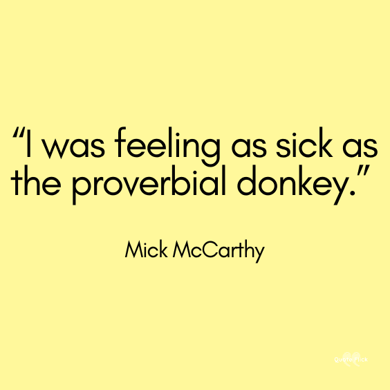 Quotes about feeling sick