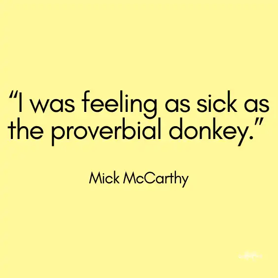 Quotes about feeling sick