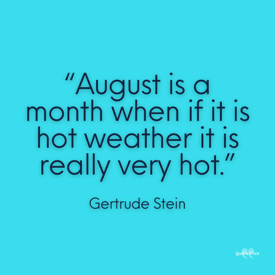 Quotes about hot weather