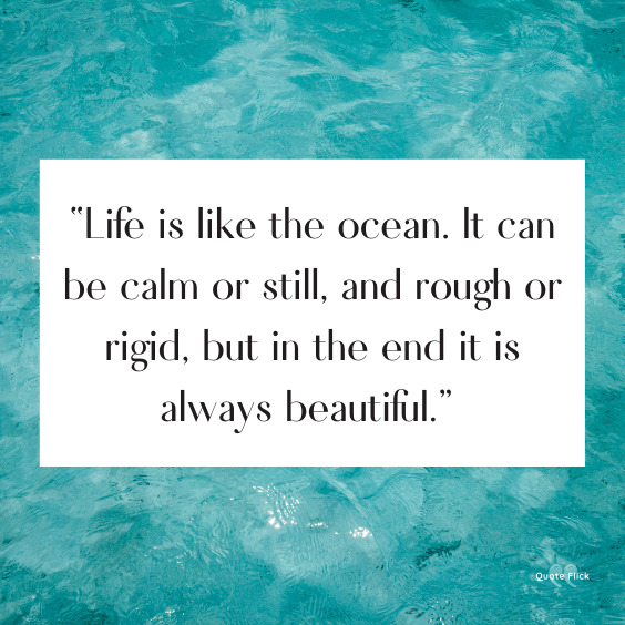 Quotes about ocean and life