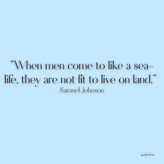 Quotes about sea life