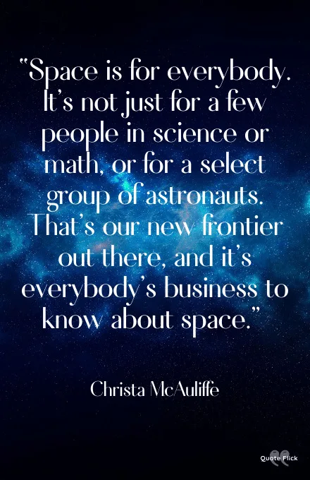 Quotes about space