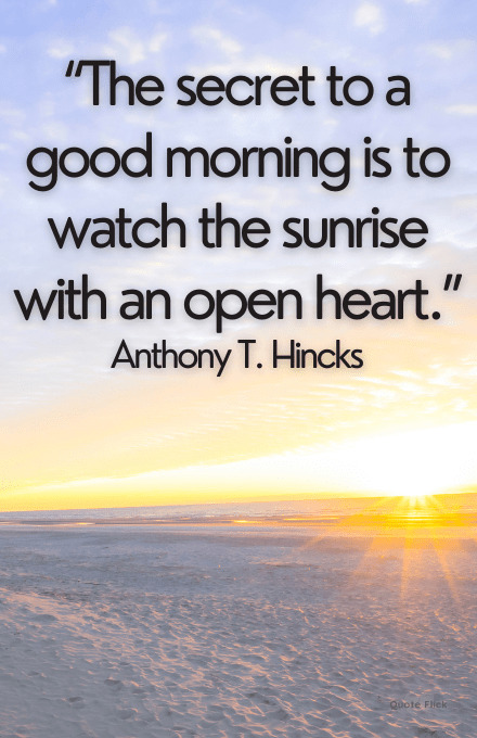 Quotes about sunrise