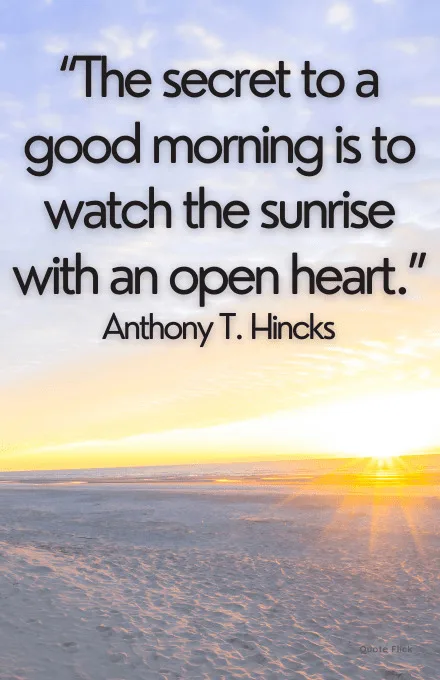 Quotes about sunrise