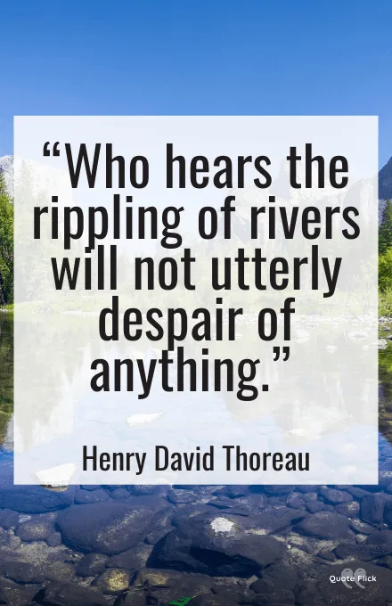 Quotes about the river