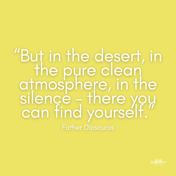 Quotes on the desert