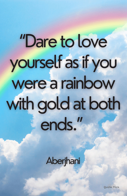 Rainbow inspirational quotes