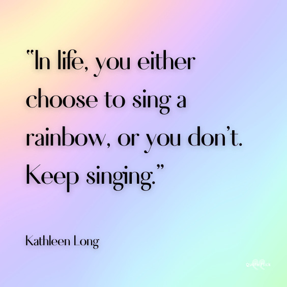 Rainbow life quotes