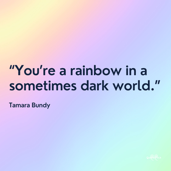 Short rainbow quotes