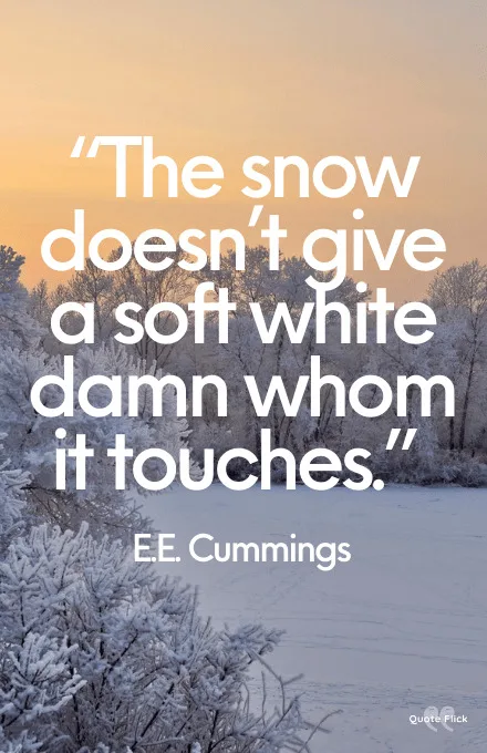 Snow quote