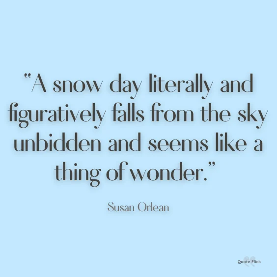 Snowy day quotes