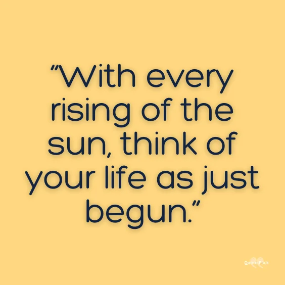 Sun rising quotes