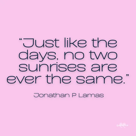 Sunrises quotes