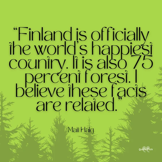 The forest quote