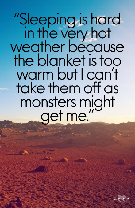 Very hot weather quotes funny