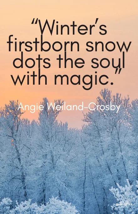 Winter snow quotes