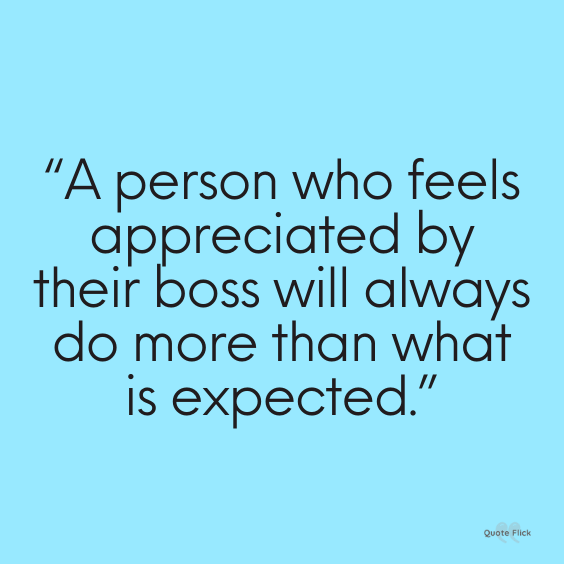 Appreciation quotes for bosses