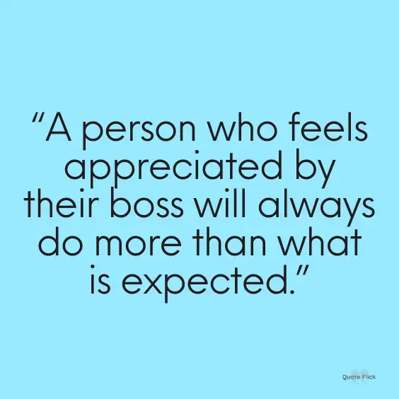 Appreciation quotes for bosses