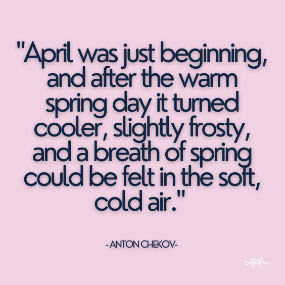 April inspirational quotations