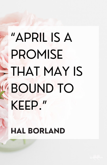 April sayings