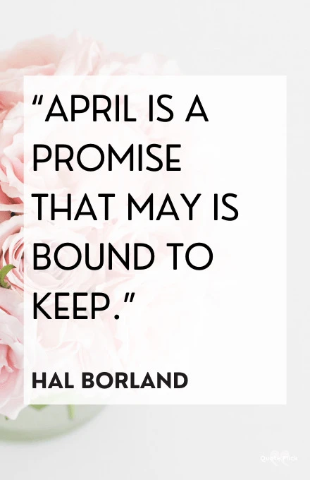 April sayings