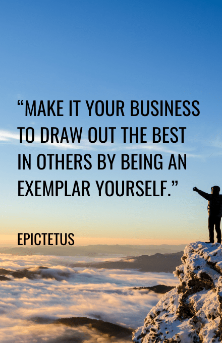 Be an example quotes