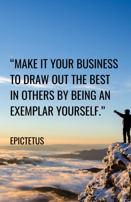 Be an example quotes