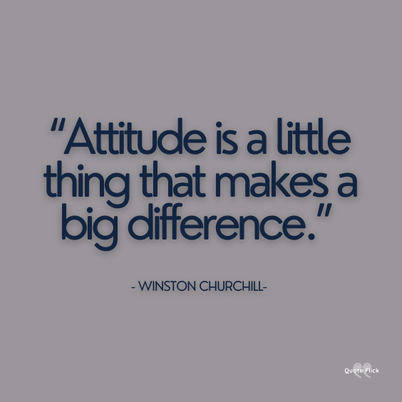 Best attitude quote