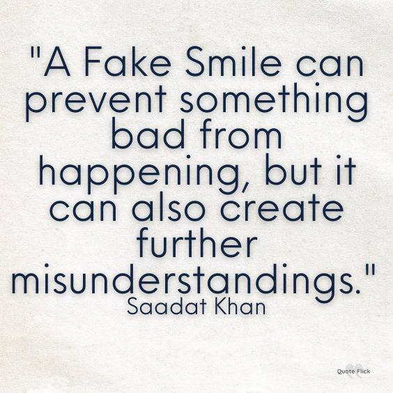 Broken smile quote