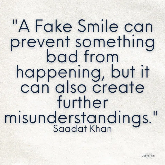 Broken smile quote