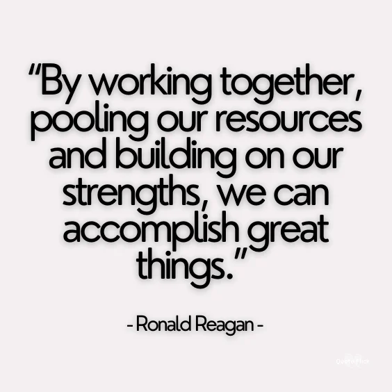 By working together quote