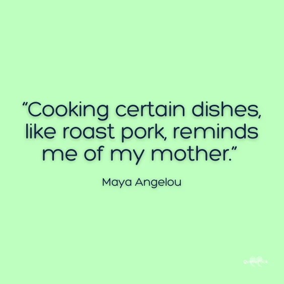 Cooking family quotes