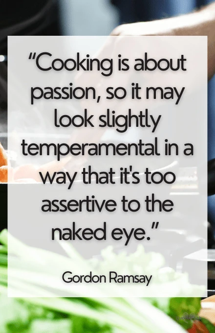 Cooking quote