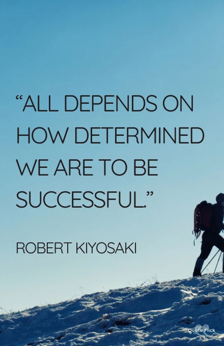 Determination quote